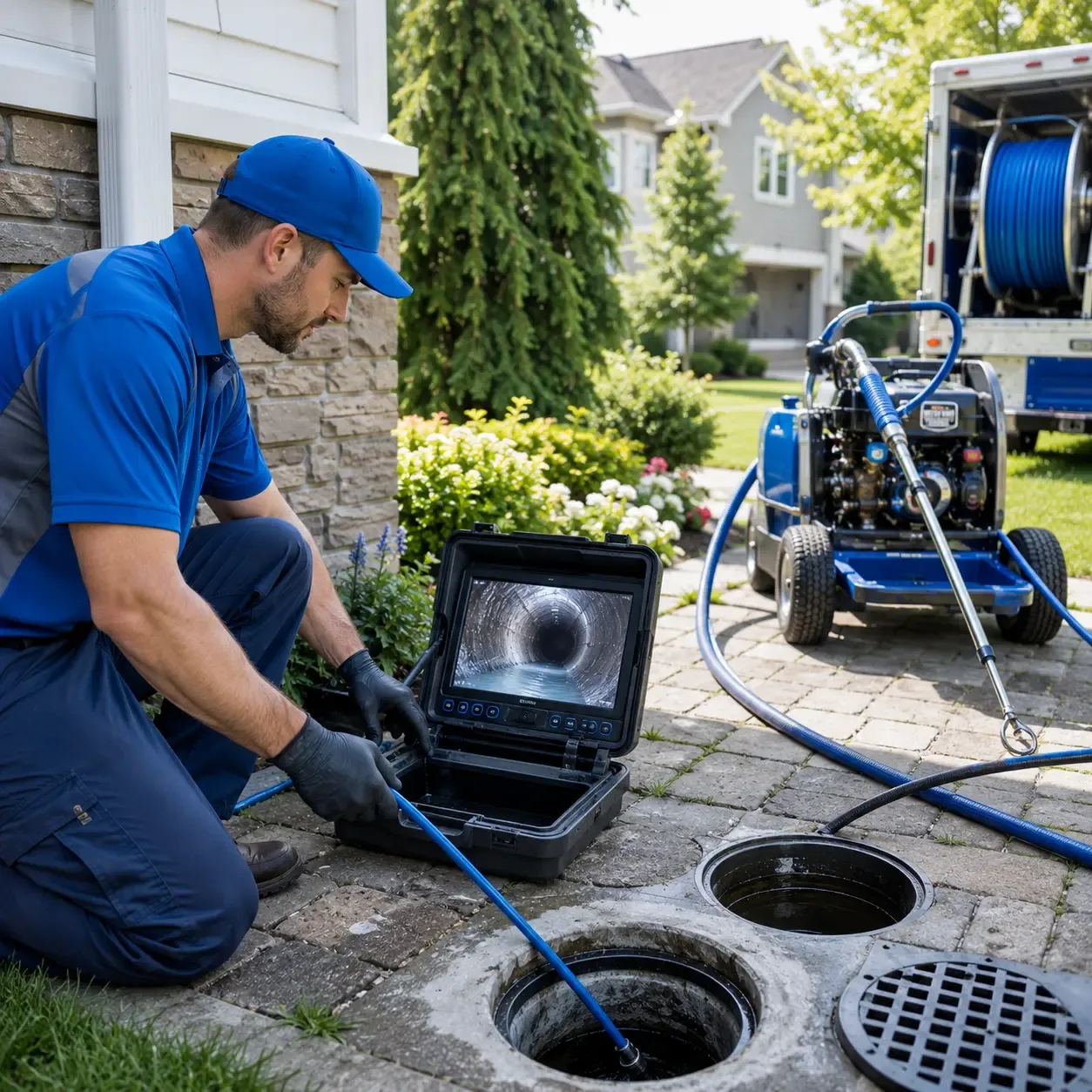 Outdoor drain cleaning professionals serving New Bethlehem, PA